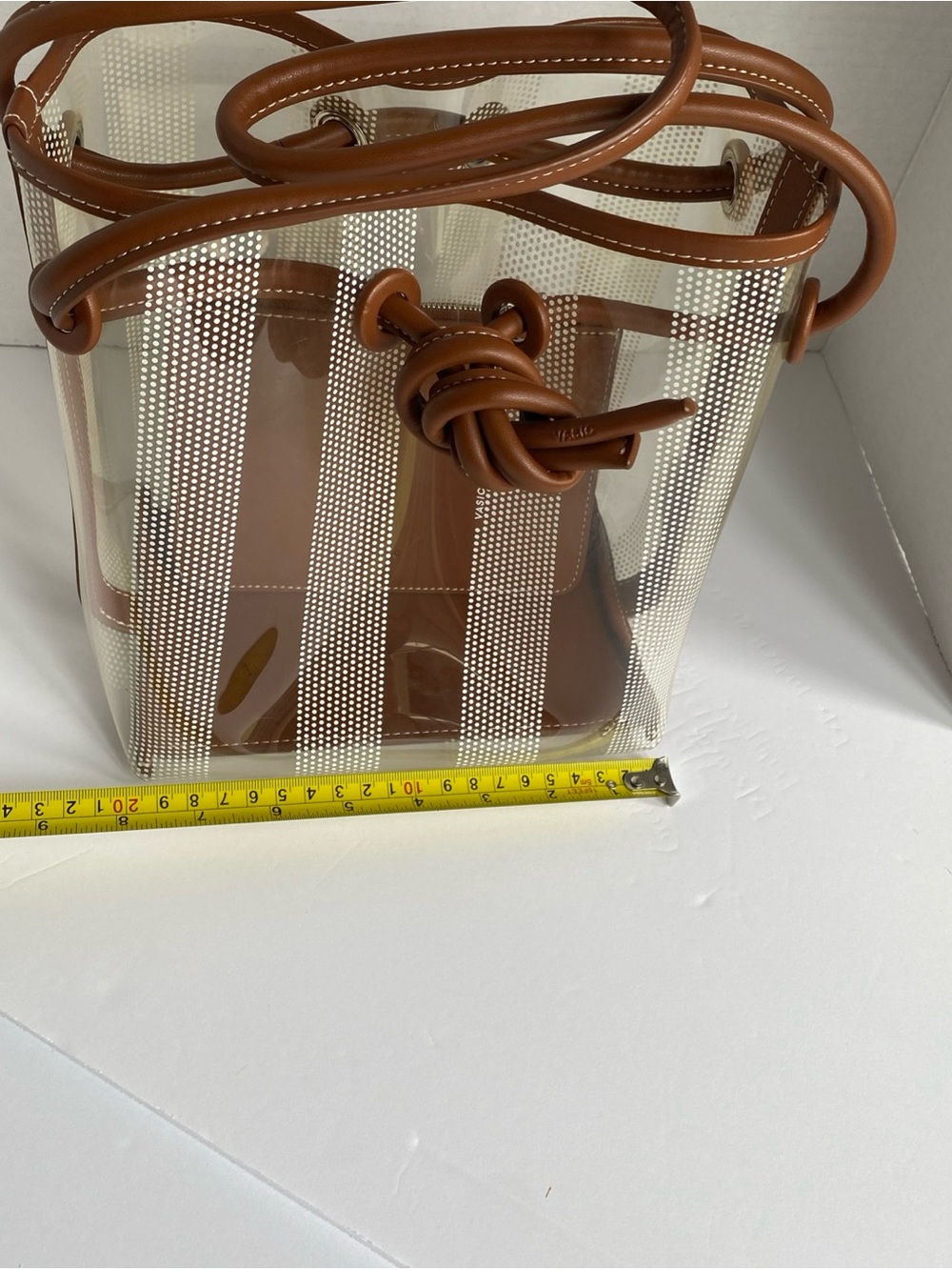VASIC Tote Bag PVC CLR Plain with Dust bag - Picture 10 of 11